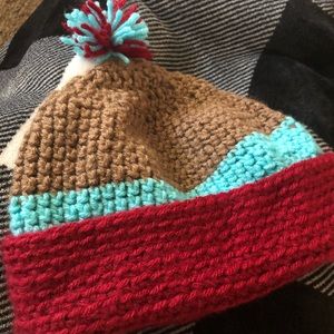 Handmade crocheted beanie